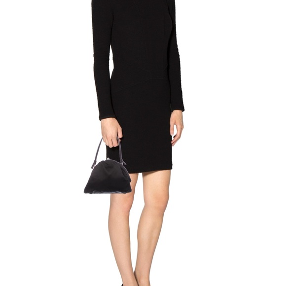 NEW AUTH DOLCE & GABBANA BON TON BLACK MINI RUCHED FORMAL BAG MESH TULLE - Picture 6 of 7